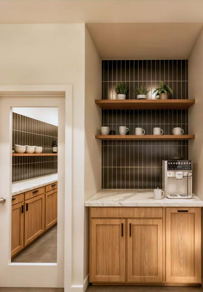 The Stallion — coffee bar and butler's pantry nook